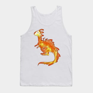 Orange dragon Tank Top